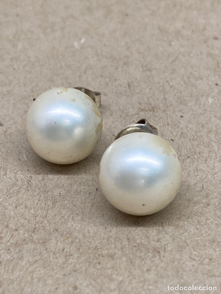 Joyeria: Pendientes de plata y perlas - Foto 1