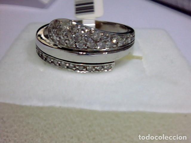 Joyeria: anillo oro blanco 18 kts y diamantes - Foto 7