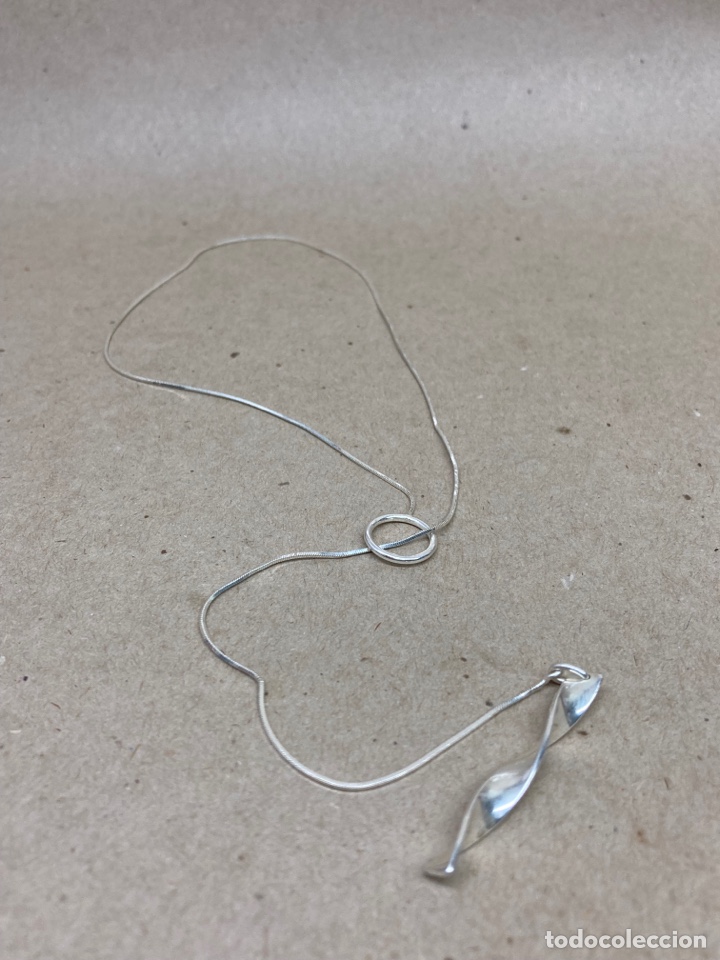 Joyeria: Colgante y cadena de plata - Foto 1