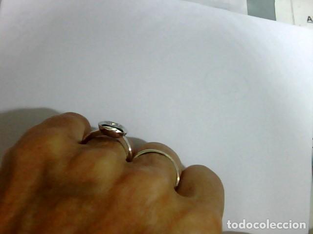 Joyeria: anillo oro blanco 18 kts con diamantes - Foto 4