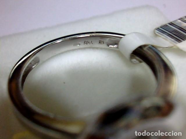 Joyeria: anillo oro blanco 18 kts con diamantes - Foto 7