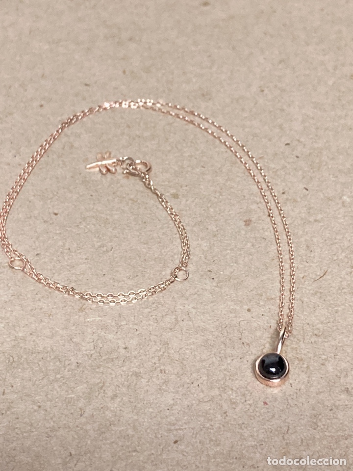 Joyeria: Gargantilla de plata con ba&ntilde;o oro rosa - Foto 3