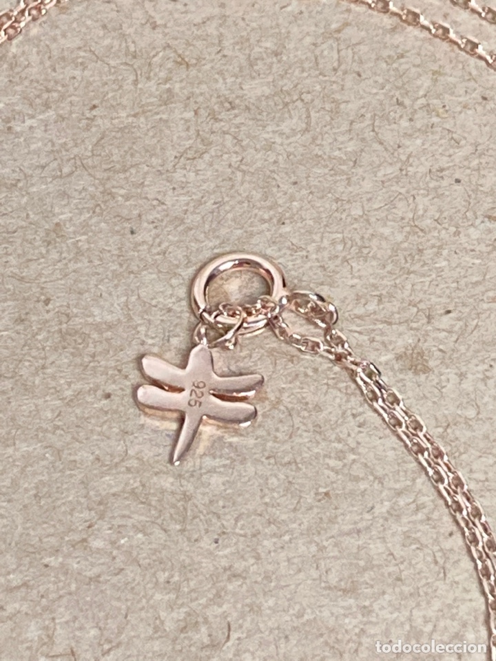 Joyeria: Gargantilla de plata con ba&ntilde;o oro rosa - Foto 4