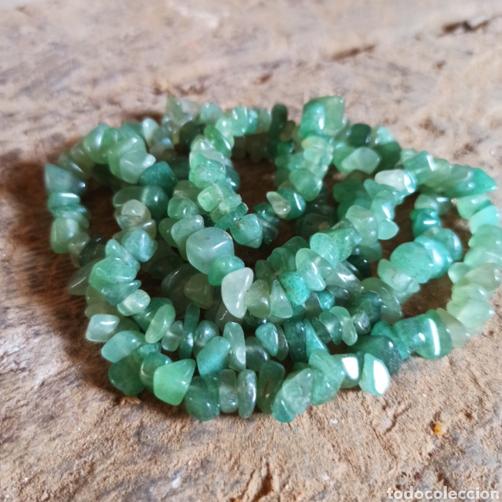 Joyeria: Collar de cuarzo verde * 45cm - Foto 1