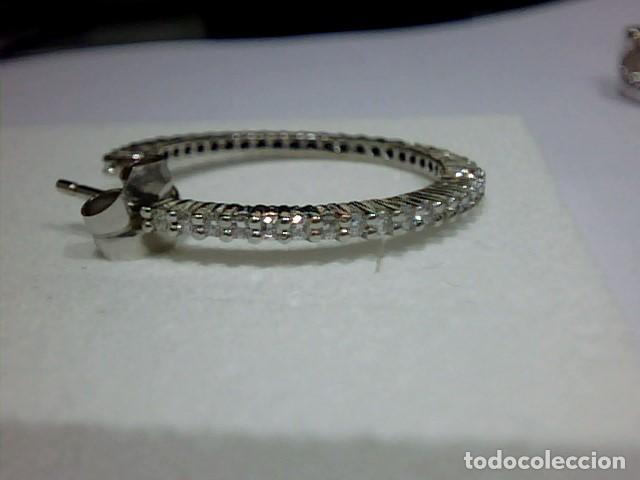 Joyeria: aros oro blanco 18 kts y diamantes - Foto 7