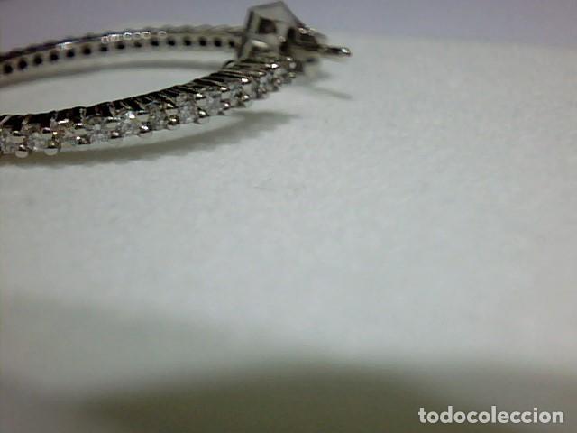 Joyeria: aros oro blanco 18 kts y diamantes - Foto 8