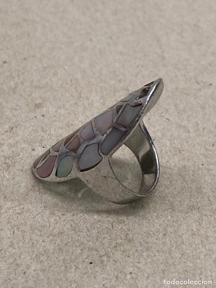 Joyeria: Anillo de plata y n&aacute;car/ SORT 04 - Foto 2