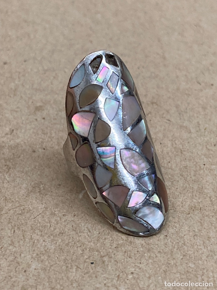 Joyeria: Anillo de plata y n&aacute;car/ SORT 04 - Foto 1