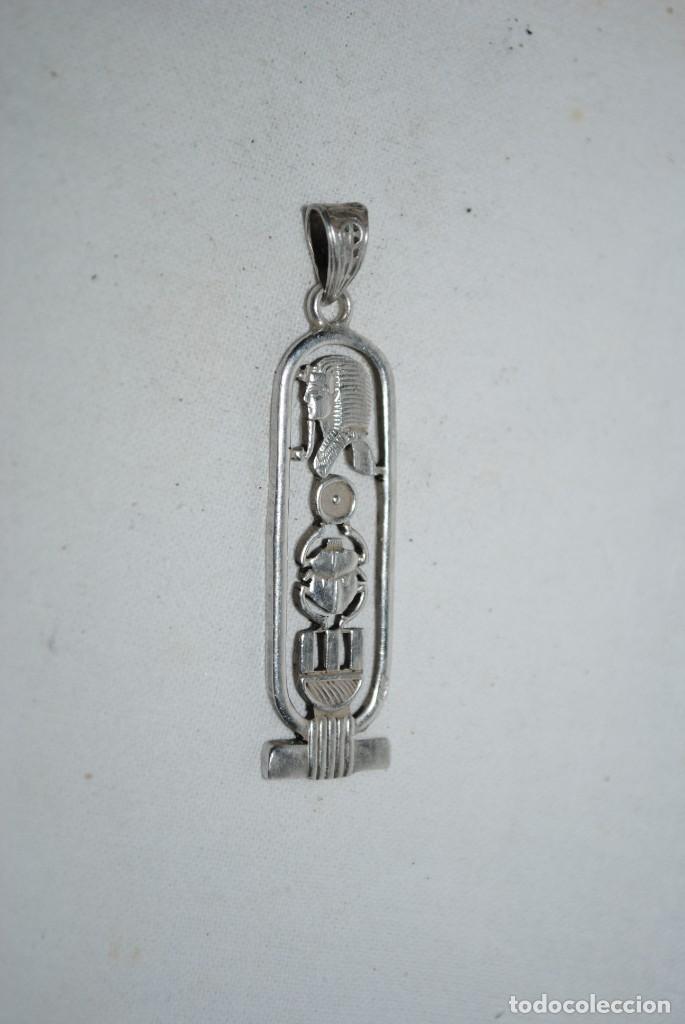Joyeria: COLGANTE EGIPCIO DE PLATA - Foto 1