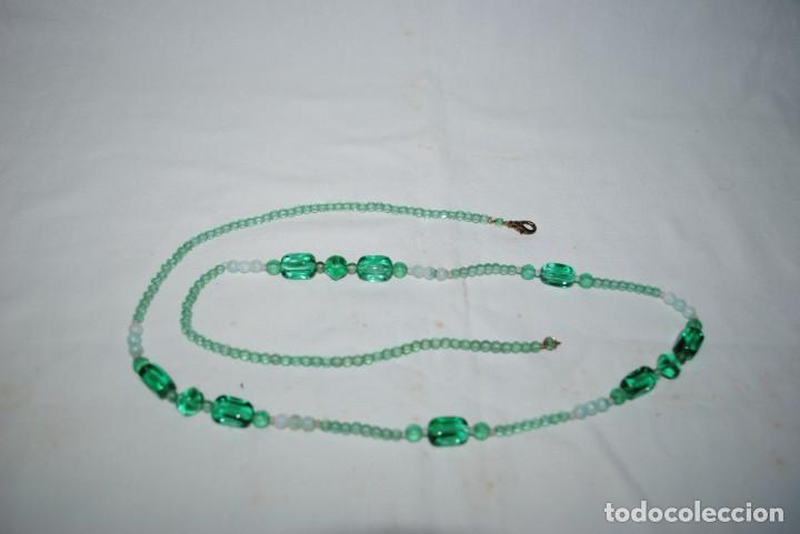Joyeria: COLLAR DE CUENTAS DE CRISTAL VERDE DONCELLA . - Foto 1