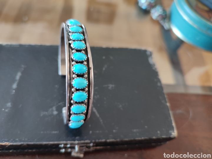 Joyeria: Brazalete turquesas y plata - Foto 5
