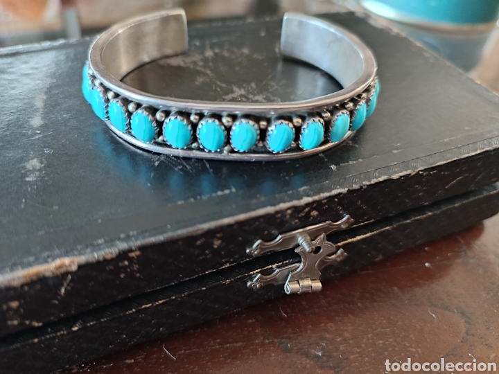 Joyeria: Brazalete turquesas y plata - Foto 7