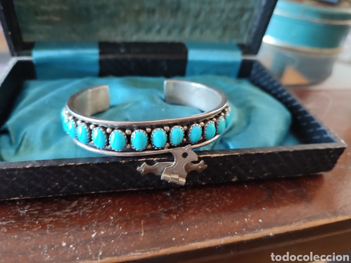 Joyeria: Brazalete turquesas y plata - Foto 8