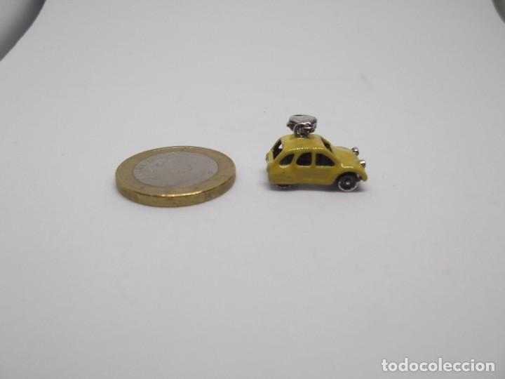 Joyeria: Coche amarillo en plata de 925 mil&eacute;simas. - Foto 2