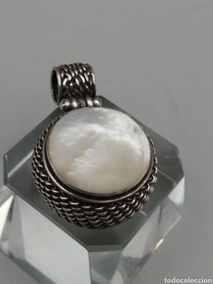 Joyeria: Colgante plata de ley y n&aacute;car - Foto 2