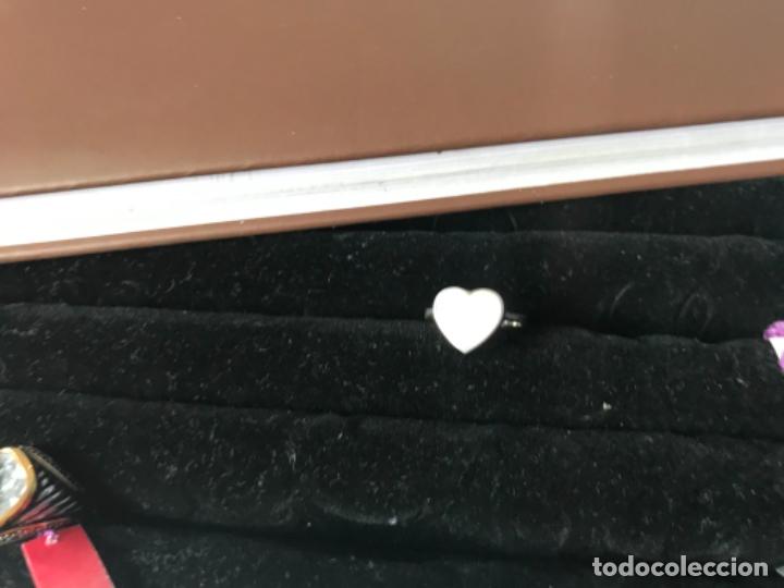 Joyeria: ANILLO PLATA DE LEY 925 CORAZON NACAR - Foto 2