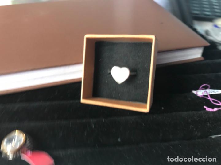 Joyeria: ANILLO PLATA DE LEY 925 CORAZON NACAR - Foto 3