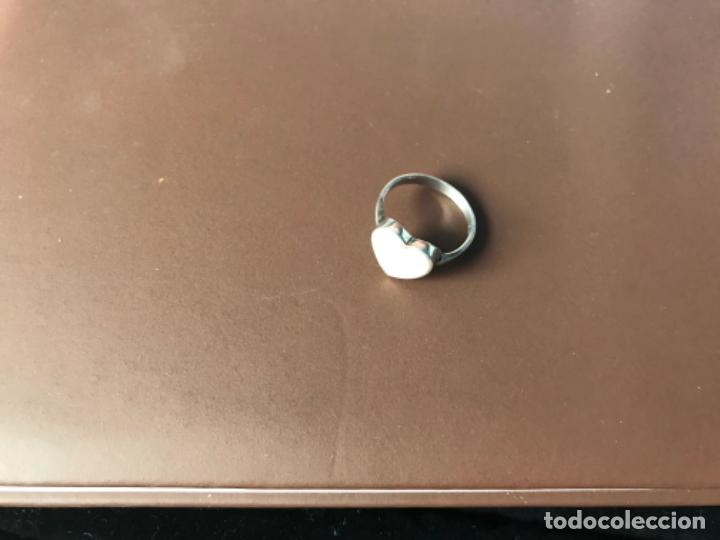 Joyeria: ANILLO PLATA DE LEY 925 CORAZON NACAR - Foto 4