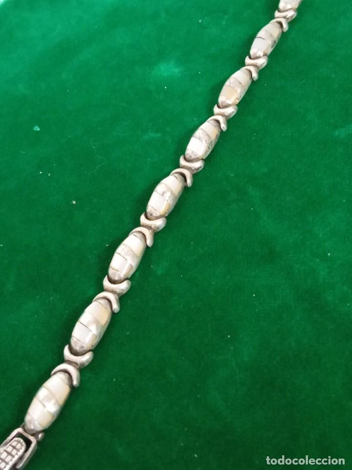 Joyeria: pulsera plata y nacar + - Foto 1