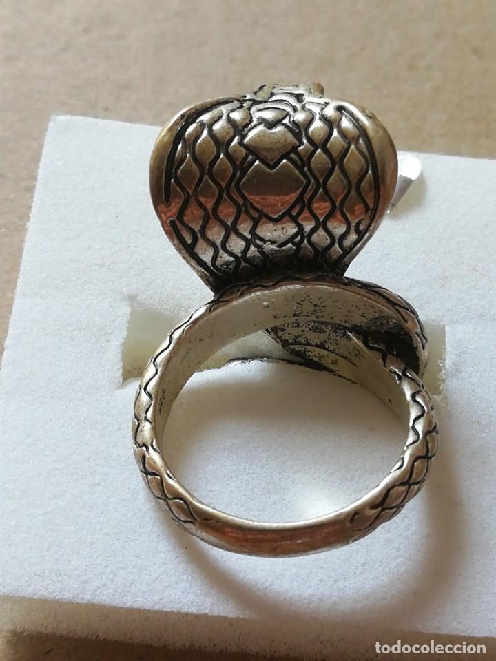 Joyeria: Anillo estilo cobra sello 925 - Foto 3