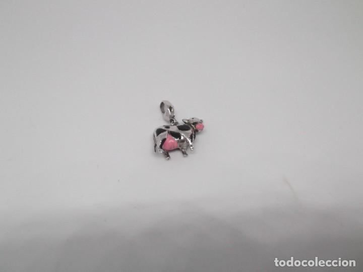 Joyeria: Colgante de vaca en plata rodiada.Luxenter - Foto 3