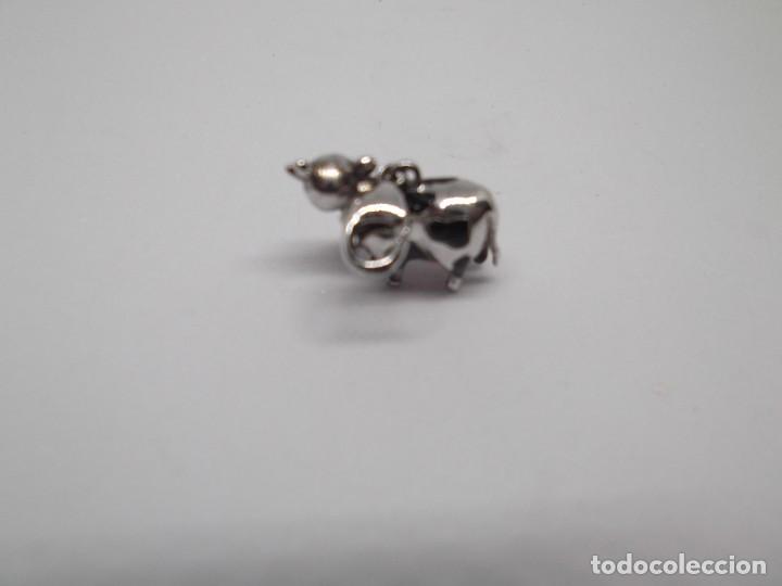 Joyeria: Colgante de vaca en plata rodiada.Luxenter - Foto 4