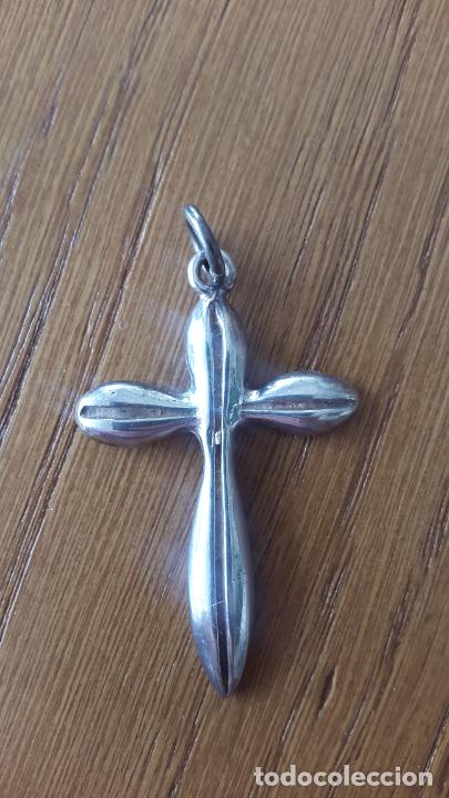 Joyeria: Colgante cruz plata de ley - Foto 1
