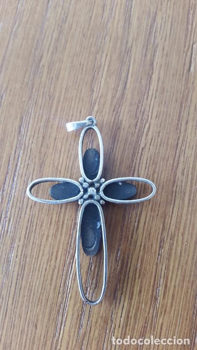 Joyeria: Colgante cruz plata de ley - Foto 2
