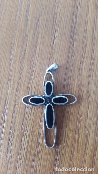 Joyeria: Colgante cruz plata de ley - Foto 1