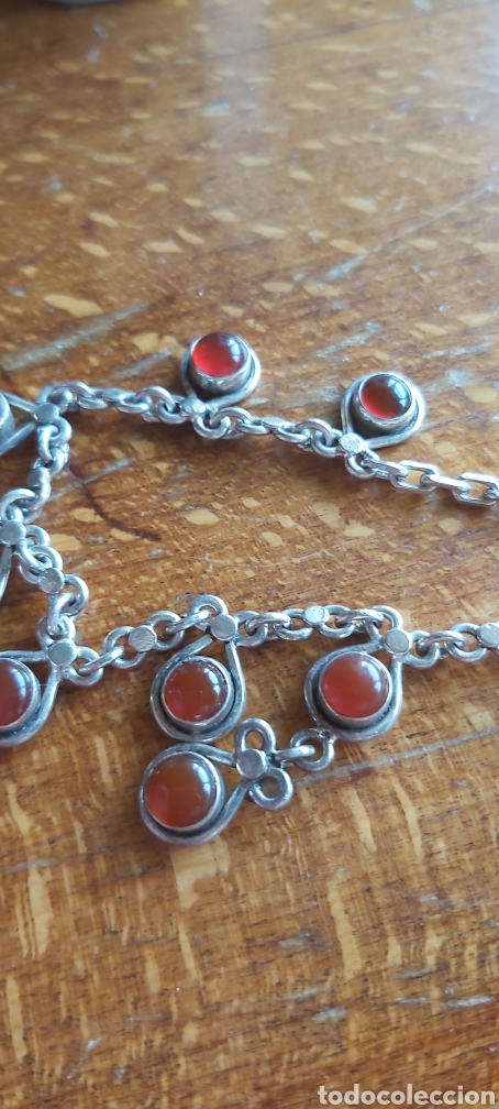 Joyeria: Collar Vintage en plata de ley 925 y Cornalina - Foto 5