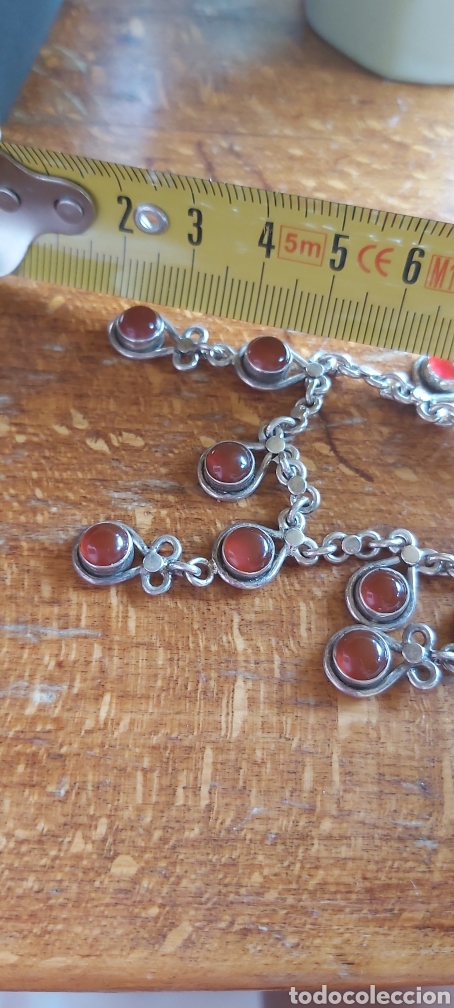 Joyeria: Collar Vintage en plata de ley 925 y Cornalina - Foto 6