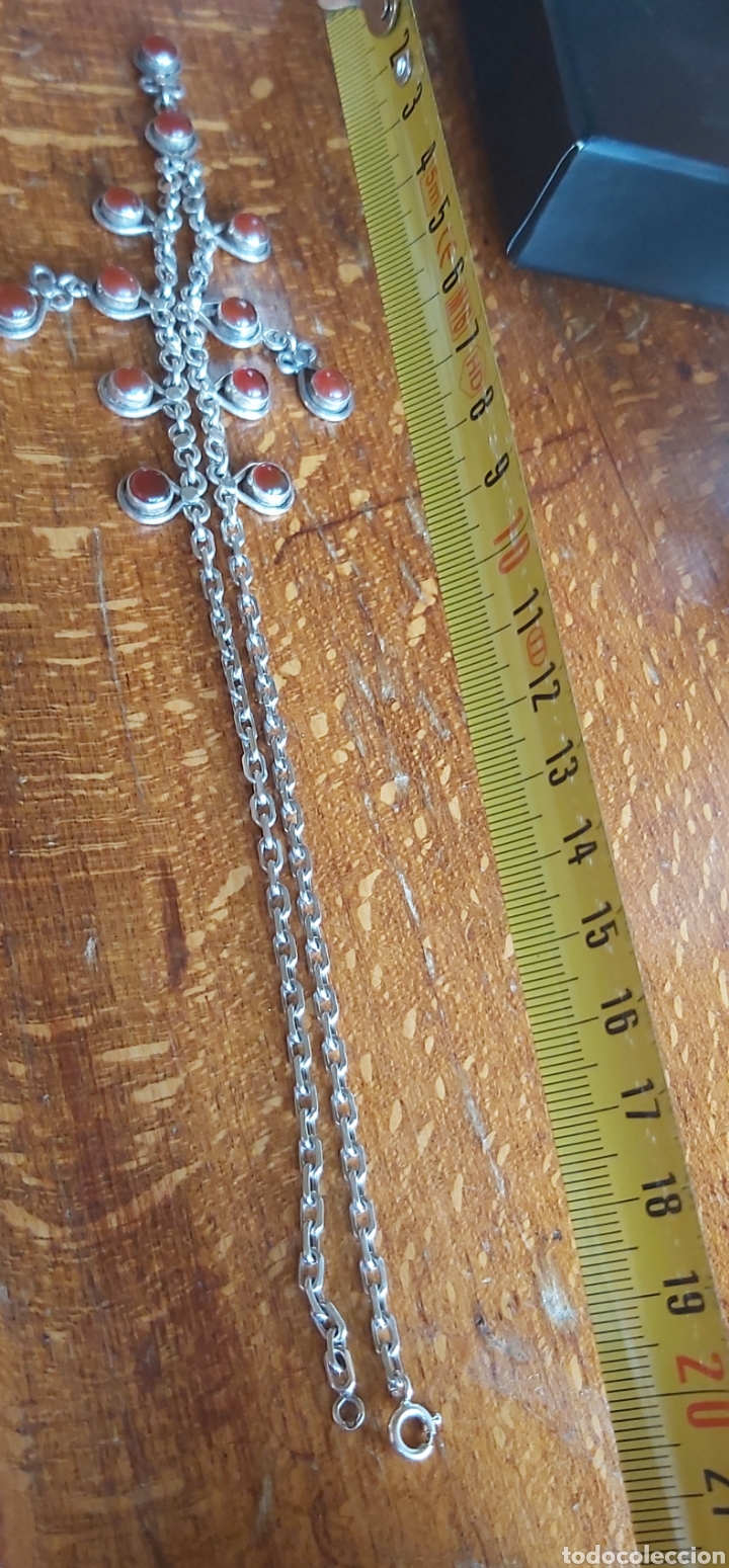 Joyeria: Collar Vintage en plata de ley 925 y Cornalina - Foto 7