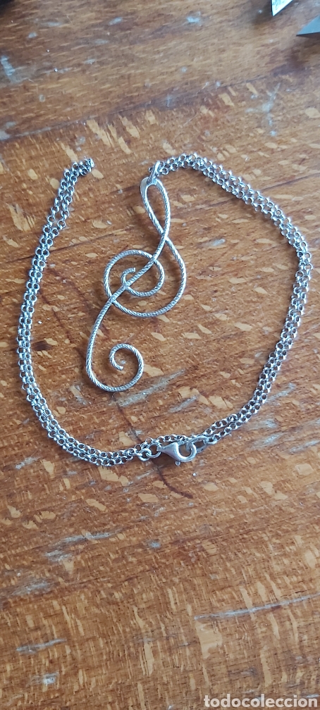 Joyeria: Cadena y gran colgante nota musical - Foto 2