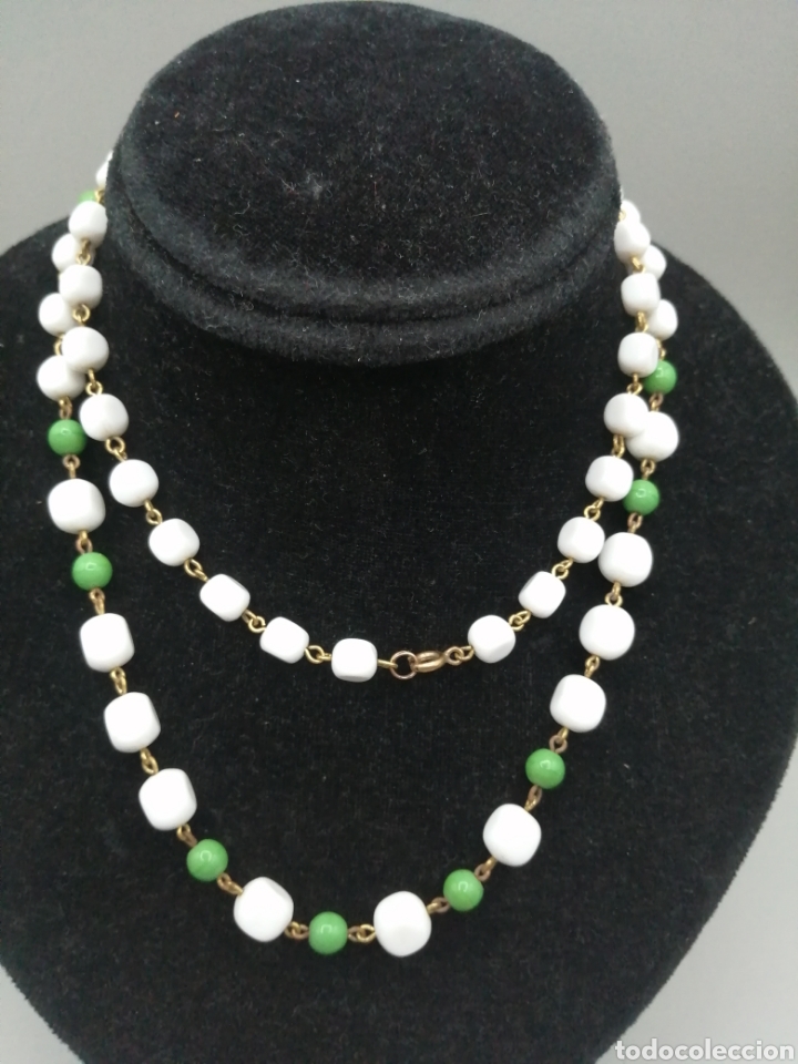Joyeria: Collar &aacute;gata blanca y verde - Foto 4