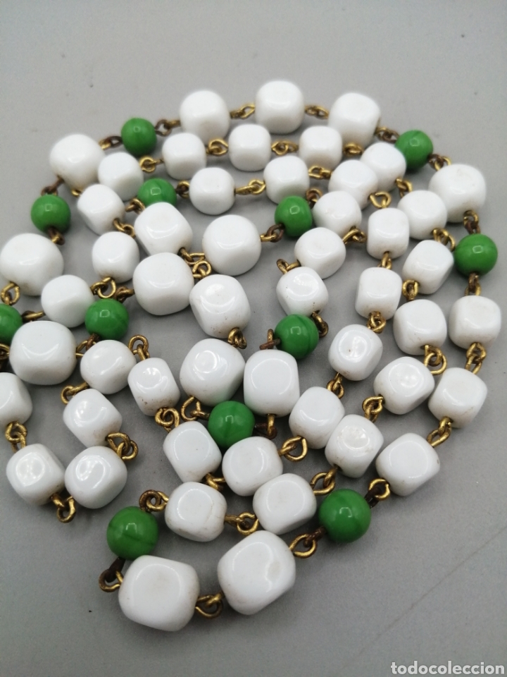 Joyeria: Collar &aacute;gata blanca y verde - Foto 5