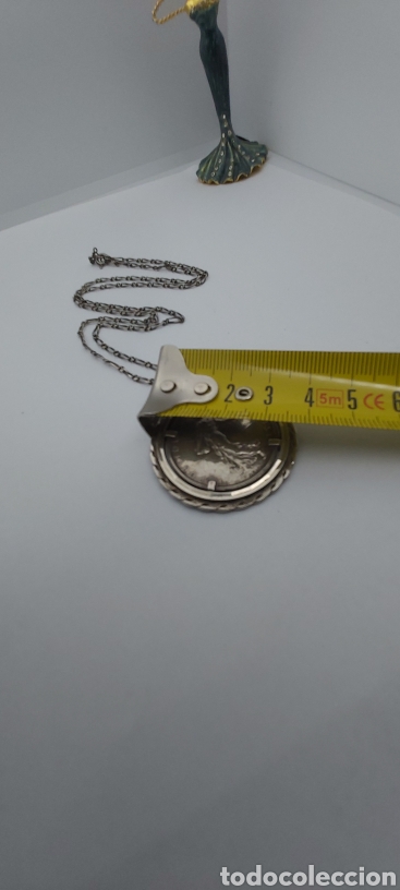 Joyeria: Colgante moneda 5 Francos Francese con Cadena de plata - Foto 5