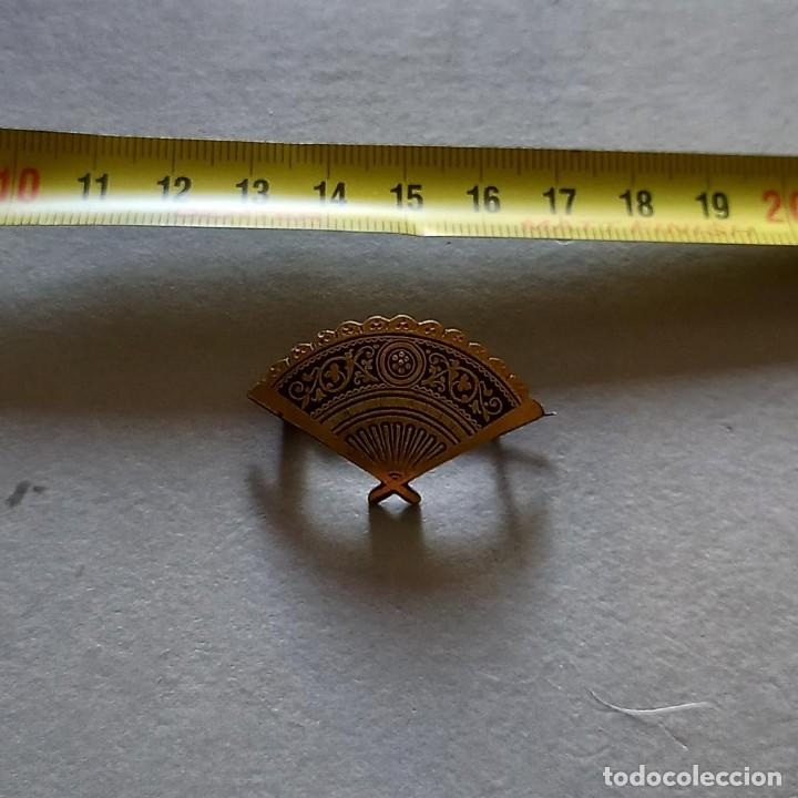 Joyeria: Broche Abanico Damasquinado - Foto 1