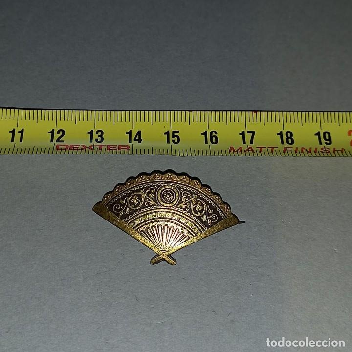 Joyeria: Broche Abanico Damasquinado - Foto 3