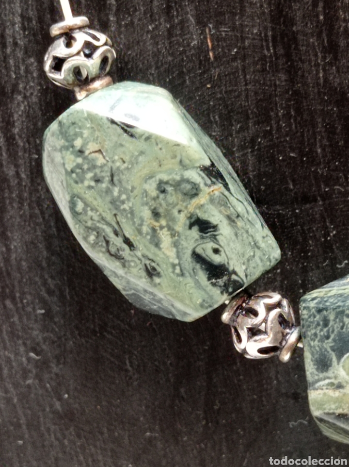 Joyeria: COLLAR DE SERPENTINA Y CUENTAS DE PLATA - Foto 4