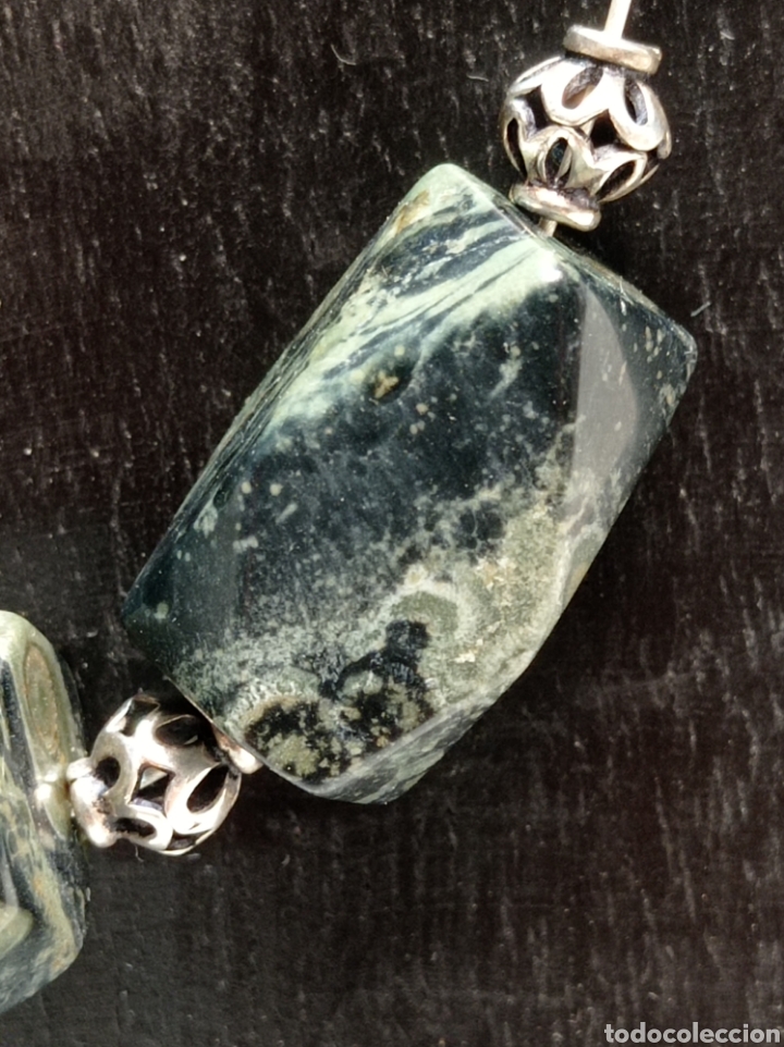 Joyeria: COLLAR DE SERPENTINA Y CUENTAS DE PLATA - Foto 5