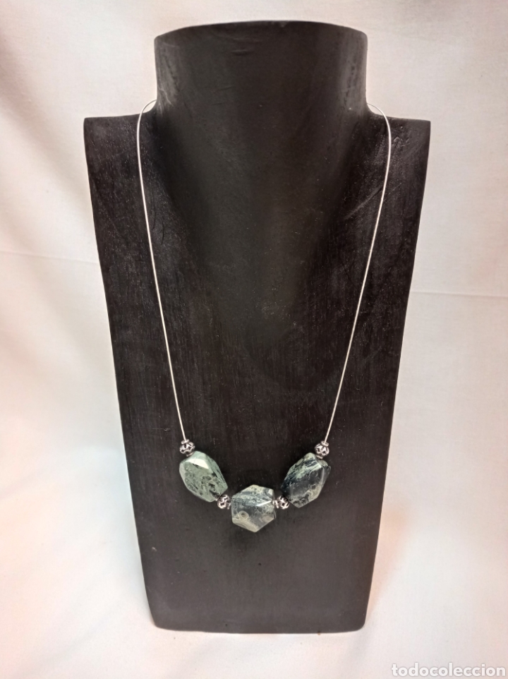 Joyeria: COLLAR DE SERPENTINA Y CUENTAS DE PLATA - Foto 1