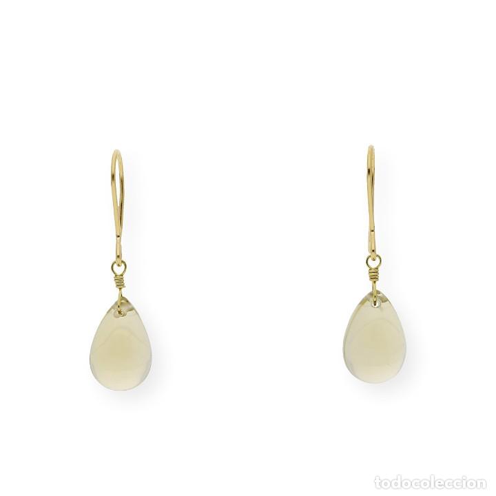 Joyeria: Pendientes en Oro Amarillo 18K con Citrinos - Foto 1