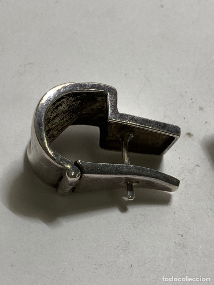 Joyeria: Pendiente de plata Joaquin Berao modelo org&aacute;nico irregular - Foto 2