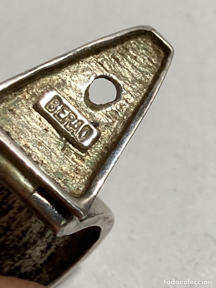 Joyeria: Pendiente de plata Joaquin Berao modelo org&aacute;nico irregular - Foto 3