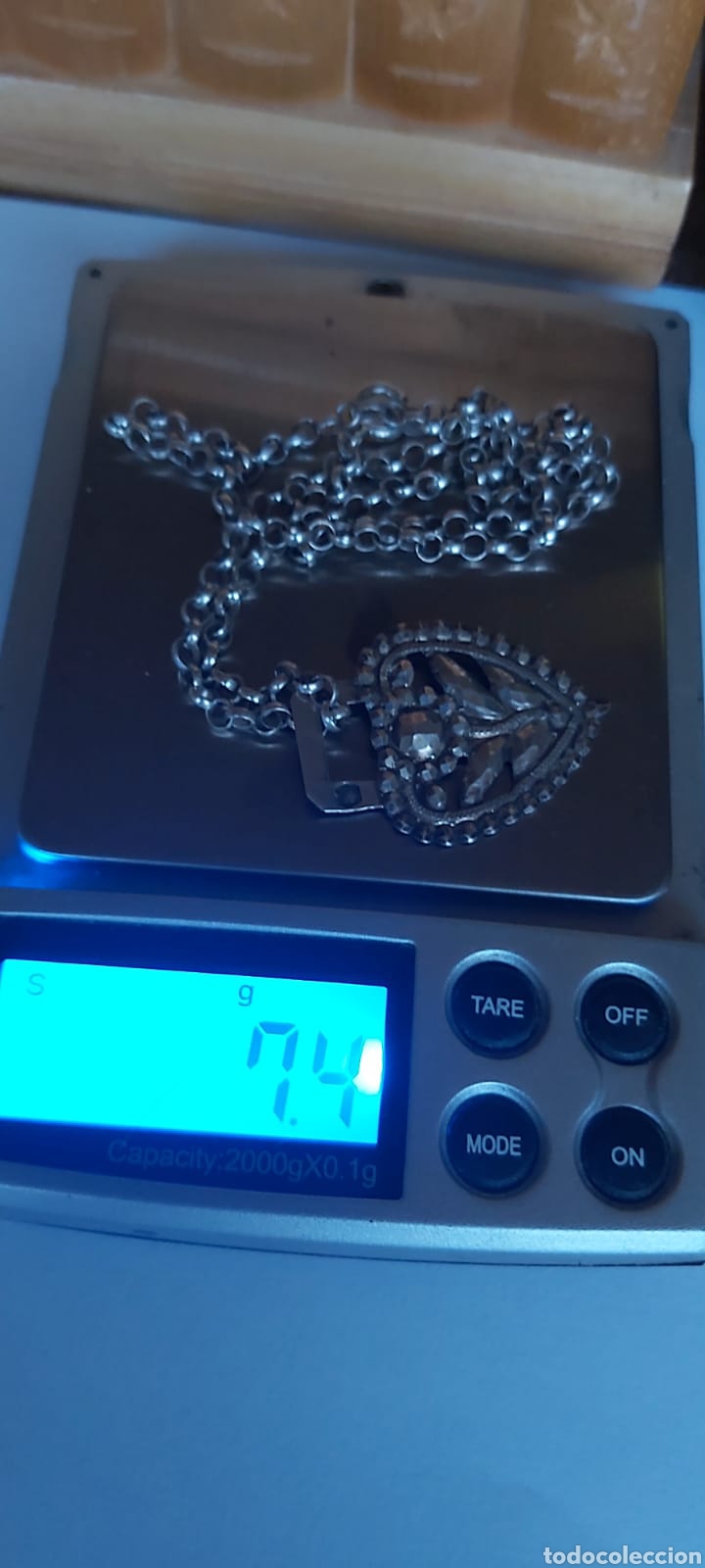Joyeria: Cadena+colgante plata de ley , vintage - Foto 9