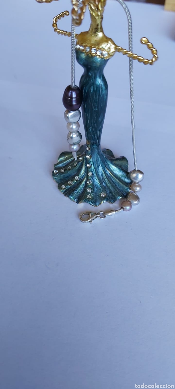 Joyeria: Preciosa Pulsera plata de ley y Perla gris - Foto 8