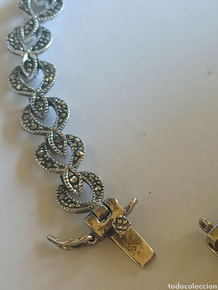 Joyeria: Pulsera de plata de ley 925 y marquesita - Foto 3