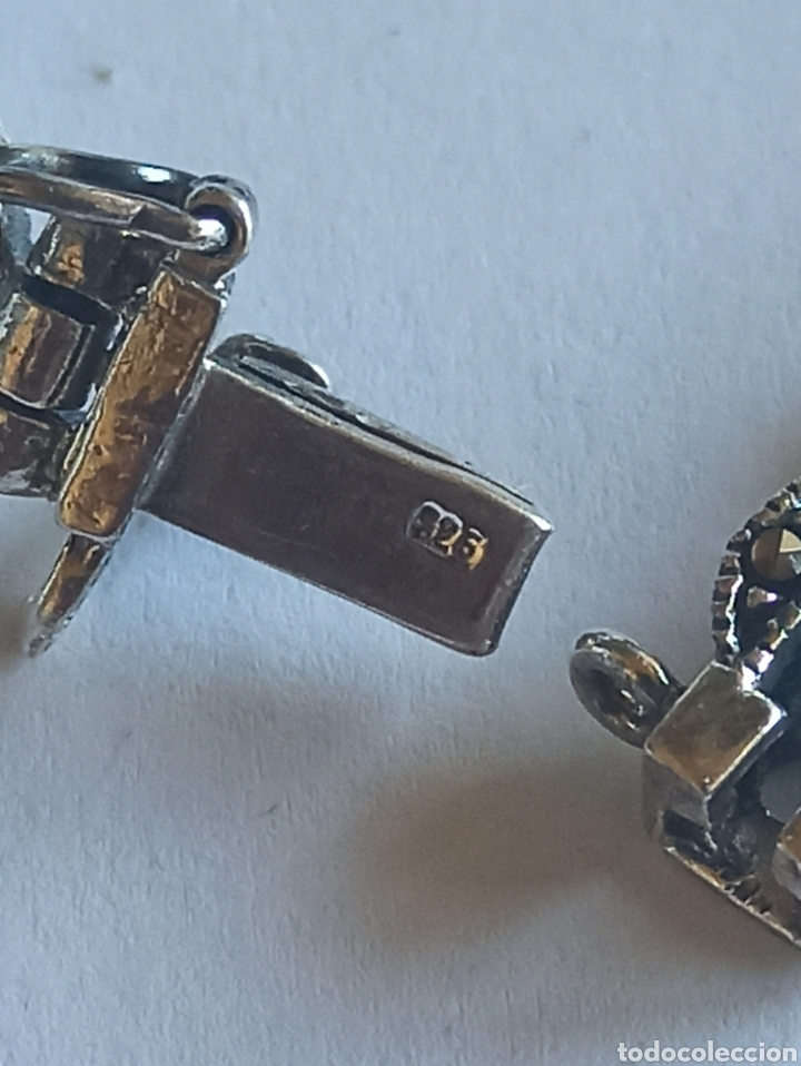 Joyeria: Pulsera de plata de ley 925 y marquesita - Foto 5