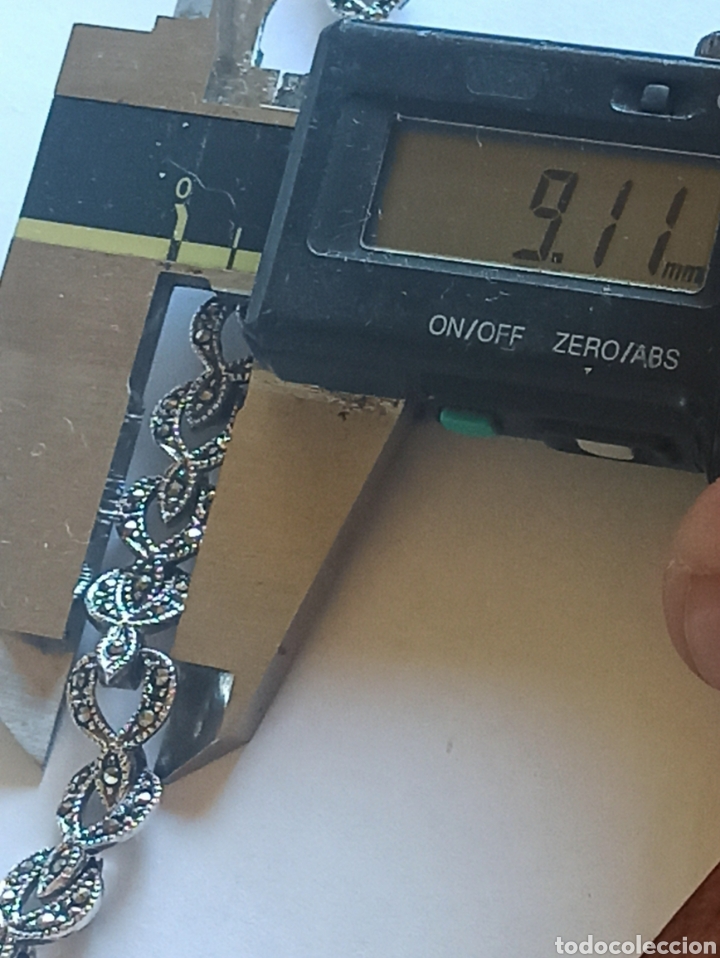 Joyeria: Pulsera de plata de ley 925 y marquesita - Foto 7