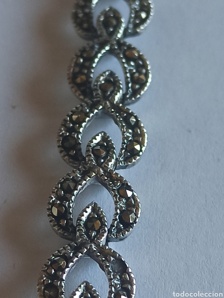 Joyeria: Pulsera de plata de ley 925 y marquesita - Foto 9
